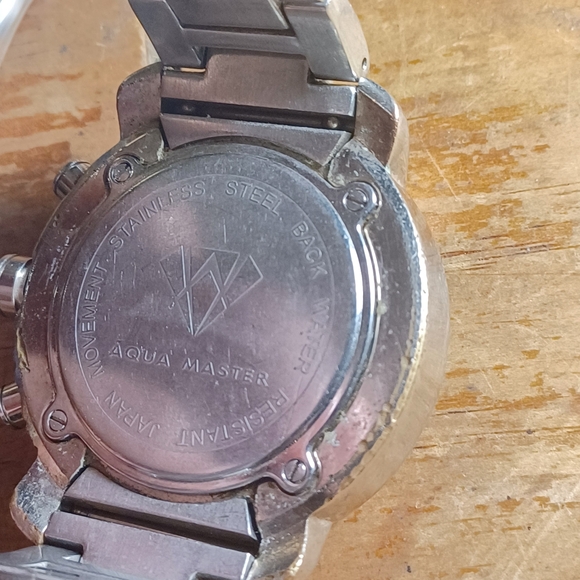 Mens Aqua Master Wristwatch Working New Battery - Picture 3 of 5
